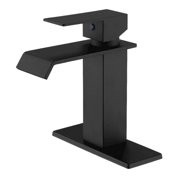 Vanity Vessel Sink Bathroom Faucet  in Matte Black
