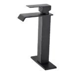 Vanity Single Hole Bathroom Faucet in Matte Black
