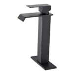Vanity Single Hole Bathroom Faucet in Matte Black