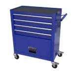 4 Drawers Tool Cabinet with Tool Sets in Blue