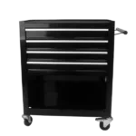 4 Drawers Tool Cabinet with Tool Sets in Black