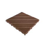 Plastic Interlocking Deck Tiles,44 Pack Patio Deck Tiles,11.8"x11.8" Square Waterproof Outdoor All Weather Use, Patio Decking Tiles for Poolside Balcony Backyard (DARK BROWN 44 pack)