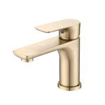 Single Handle Bathroom Faucet in Gold Color