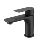 Single Handle Bathroom Faucet in Matte Black Color