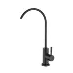 Kitchen Water Filter Faucet in Matte Black