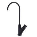 Single Handle Stainless Steel Kitchen Water Filter Faucet in Matte Black