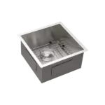 17 Inch Undermount Sink - 17"x19"x9" Undermount Stainless Steel Kitchen Sink 18 Gauge 9 Inch Deep Single Bowl Kitchen Sink Basin