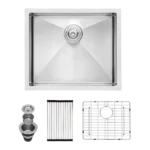 21 Inch Undermount Sink - 21"x18"x10" Undermount Stainless Steel Kitchen Sink 16 Gauge 10 Inch Deep Single Bowl Kitchen Sink Basin