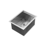 15" Undermount Kitchen Sink - 15*19*10 inch Kitchen Sink Undermount Single Bowl 16 Gauge Stainless Steel Ledge Workstation Kitchen Sinks