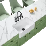 Farmhouse/Apron Front White Ceramic Kitchen Sink