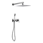 Brushed Nickel Multi Function Handheld Shower System