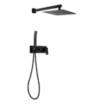 Multi Function Handheld Shower System in Matte Black
