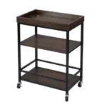 Retro Kitchen Serving Cart and Islands, Rolling Cart with Storage, Bar Carts Serving Tray