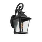 Simply-ME Wall Sconces,Outdoor Waterproof Transparent Glass Wall Lamp,Wall Mounted Light with Solid Bubble Glass Cube for Hallway