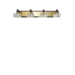 LED 4-Light Modern Crystal Bathroom Vanity Light Over Mirror Bath Wall Lighting Fixtures