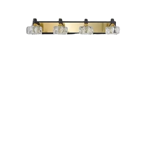 LED 4-Light Modern Crystal Bathroom Vanity Light Over Mirror Bath Wall Lighting Fixtures