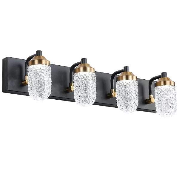 Vanity Lights With 4 LED Bulbs For Bathroom Lighting