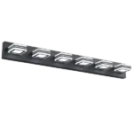 LED Modern Black Vanity Lights, 6-Lights Acrylic Matte Black Bathroom Vanity Lights Over Mirror