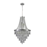 Chromium color Crystal Chandeliers,Large Contemporary Luxury Ceiling Lighting