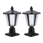 Solar Column Headlights With Dimmable LED for Outdoor