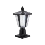 Solar Column Headlights With Dimmable LED For Outdoor