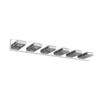 LED Modern Chrome Makeup Light, 6-Lights Acrylic Chrome Makeup Mirror Light