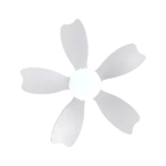 WEALTHOME Versatile Indoor Ceiling Fan with Downrod Mount, 6-Speed Control in Forward/Reverse, Customizable Lighting (3000K/4000K/6000K), Integrated LED Module with Color Changing