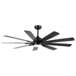 Ceiling Fans with Lights and Remote, 62 In Ceiling Fan with Dimmable 3-Color and 6 Gear Wind Speeds, Indoor Outdoor Ceiling Fan for Bedroom, Living Room, Dining Room, Patios
