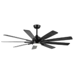 Ceiling Fans with Lights and Remote, 62 In Ceiling Fan with Dimmable 3-Color and 6 Gear Wind Speeds, Indoor Outdoor Ceiling Fan for Bedroom, Living Room, Dining Room, Patios