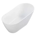 67" inch Acrylic Alcove Freestanding Soaking Bathtub