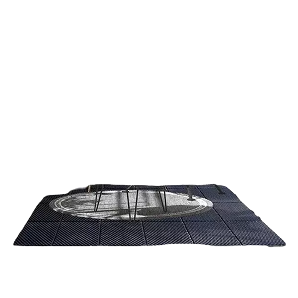 Patio Interlocking Deck Tiles, 12"x12" Square Composite Decking Tiles, Four Slat Plastic Outdoor Flooring Tile All Weather for Balcony Porch Backyard, (Dark Gray, Pack of 9)