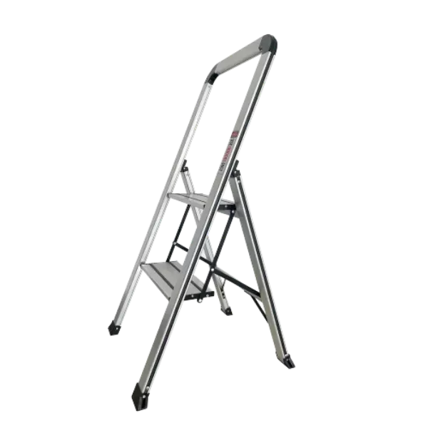 9.2 ft. Reach Folding Aluminum Step Stool with 225 lbs. Load Capacity