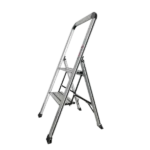 9.2 ft. Reach Folding Aluminum Step Stool with 225 lbs. Load Capacity