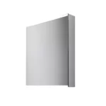 20 in. W x 26 in. H x 4 in. D Silver Surface Mount Medicine Cabinet with Mirror