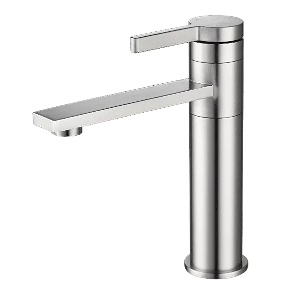 Single Hole Bathroom Faucet in Brushed Nickel