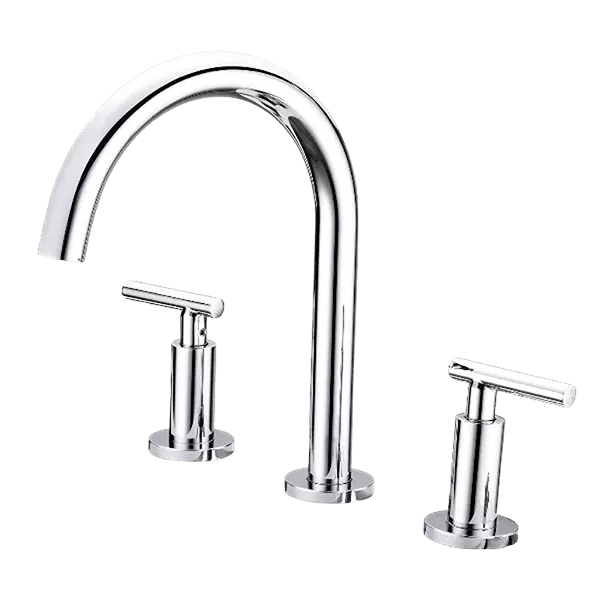Single Hole Bathroom Faucet with Drain Assembly in Chrome