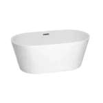 60 in. Acrylic Freestanding Soaking tub in White Color