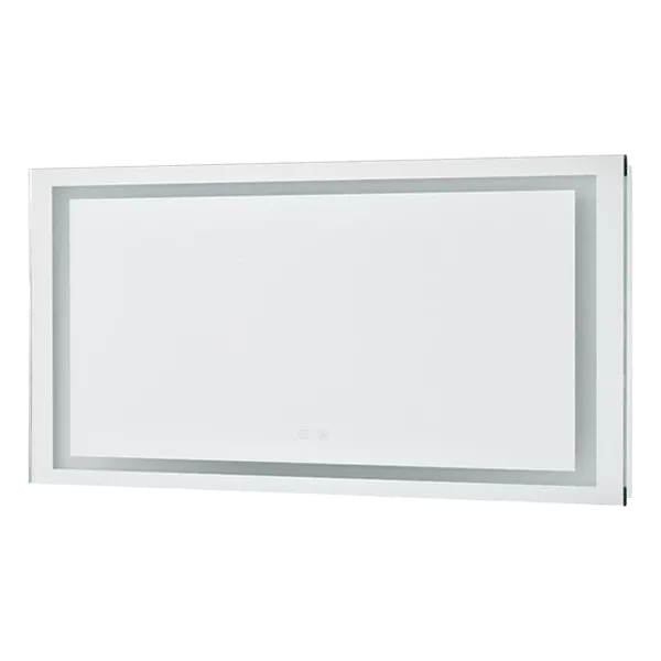 72 in. W x 36 in. H Large Rectangular Frameless LED Light Anti-Fog Wall Bathroom Vanity Mirror