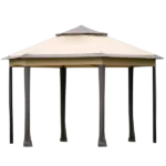 Modern Hexagon Patio with Double Vented Roof