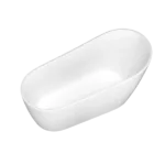 60 in. Acrylic Freestanding Soaking tub in White Color