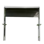 Rectangular Patio BBQ Grill Gazebo in Gray Color