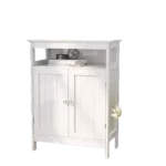 11.81 in. W x 23.62 in. D x 31.5 in. H Bath Vanity Cabinet without Top with Double Shutter Doors in White