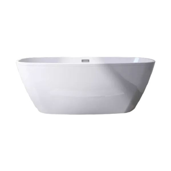 Acrylic Artificial Stone Freestanding tub in White Color