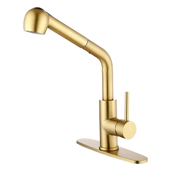 Pull Single Handle Kitchen Faucet with Exceptional Durability