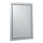 32” Rectangular LED Lighted Bathroom Wall Mounted Mirror in White