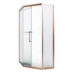 28" W x 6" H Shower Room With Rose Gold Color