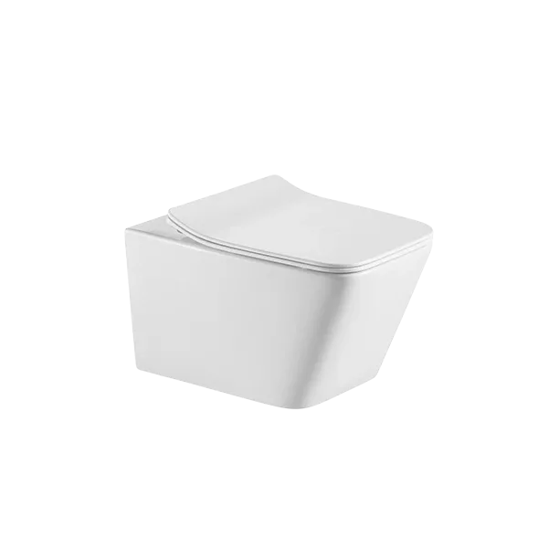 Wall-Hung Dual Flush One-Piece Elongated Ceramic Toilet