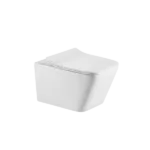 Wall-Hung One-Piece Elongated Ceramic Toilet With Dual Flush