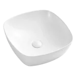Superior Quality Ceramic Square Vessel Sink in White
