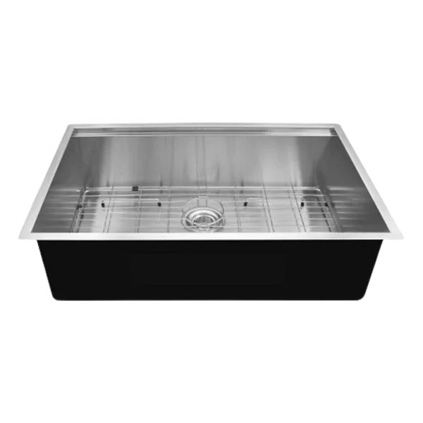 Stainless Steel 30 in. Single Bowl Undermount Kitchen Sink